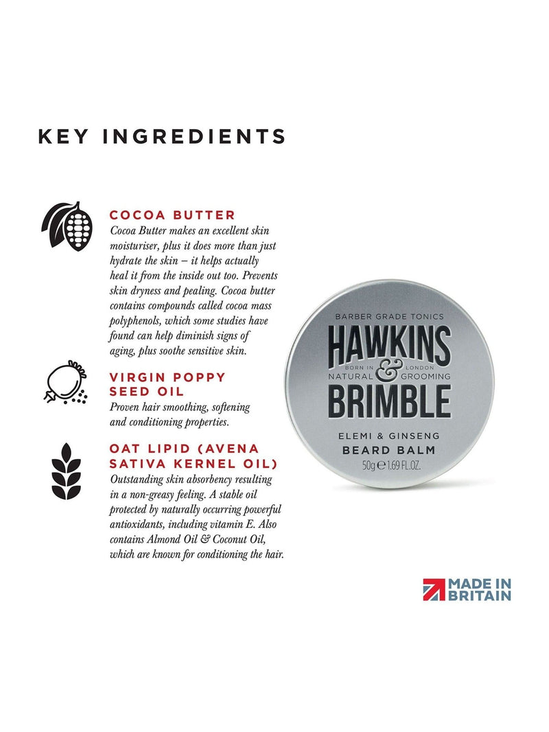 Hawkins & Brimble beard balm conditioner 50g, UK version