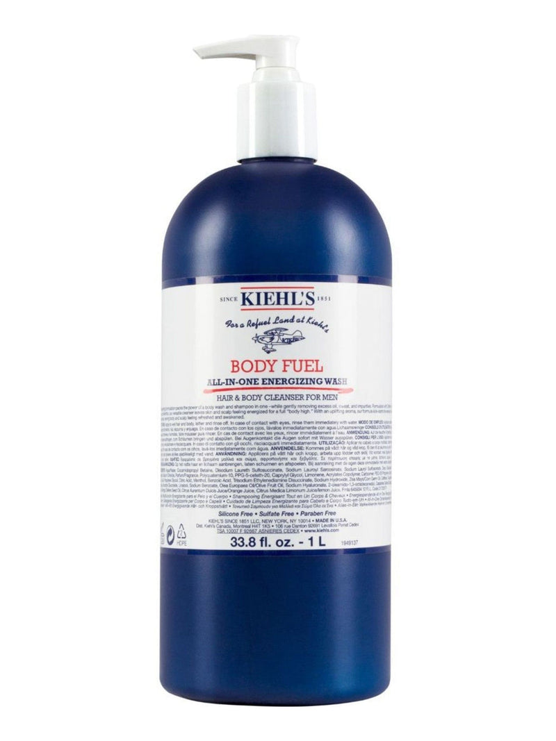 Kiehls Body Fuel Wash body wash and shampoo 1000ml, UK version