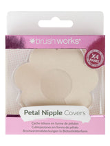 Brush Works Nude Satin Nipple Covers Disposable - 4 Pairs