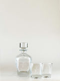 Selbrae House Clear Golf Decanter and Glass Set