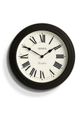 Jones Clocks Black Supper Club Roman Numeral Wall Clock 40cm, UK version