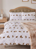 Highland Cow reversible duvet cover set, imported from the UK