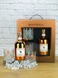 Bottega Bacur gin gift set with 2 glasses 500ml, UK version