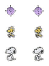 Peers Hardy Natural Peanuts Snoopy Trio Earring Set
