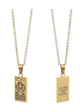 Treat Republic Strength Tarot Necklace, imported from the UK