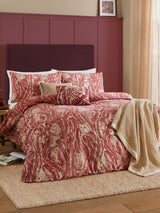 Wylder Red Wood Albus Owl Reversible Duvet Cover Set