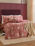 Wylder Red Wood Albus Owl Reversible Duvet Cover Set (British brand)