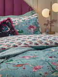 Furn Blue Athena duvet cover and pillowcase set - British product