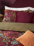 Wylder Cerise Viranai Exotic Floral Duvet Cover Set