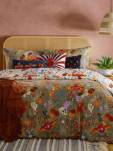 La Vida Festive Reversible Duvet Cover and Pillowcase Set