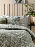 HÖEM Olive Nola abstract geometric duvet cover set, UK version