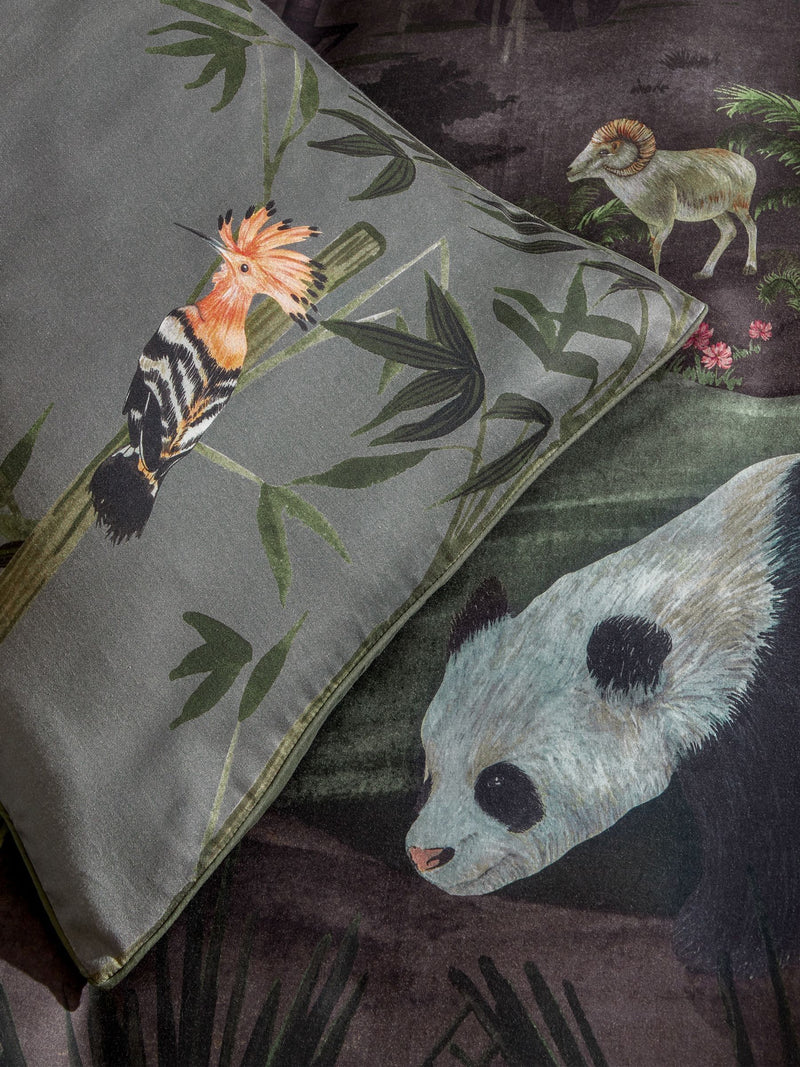Paoletti Green Chuan duvet cover set, imported from the UK