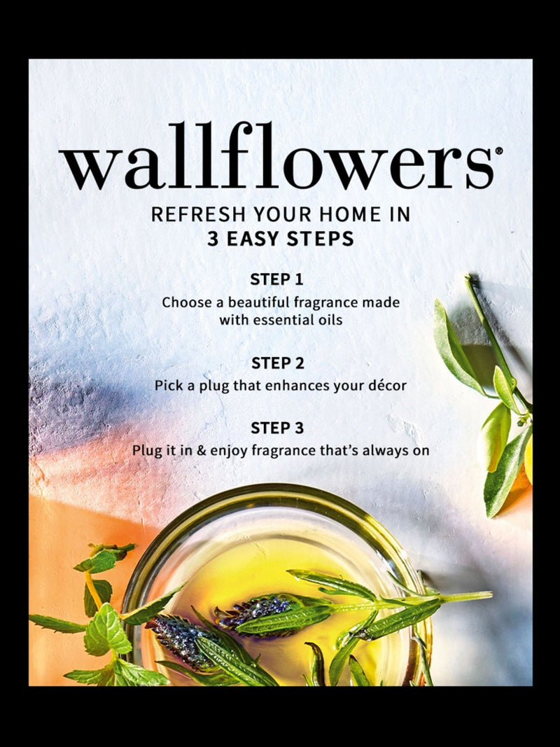 Bath & Body Works Black Flare Wallflowers fragrance plug-in diffuser - British product