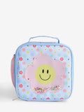 Blue/Pink Flower Power Lunch Bag - British product