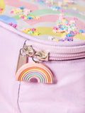 Lilac Purple Rainbow Lunch Bag and Water Bottle