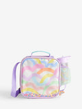 Lilac Purple Rainbow Lunch Bag and Water Bottle