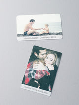 Oakdene Personalised Photo Upload Metal Wallet Card 8.5cm x 5.5cm