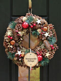 Personalised Christmas Wreath by Dibor