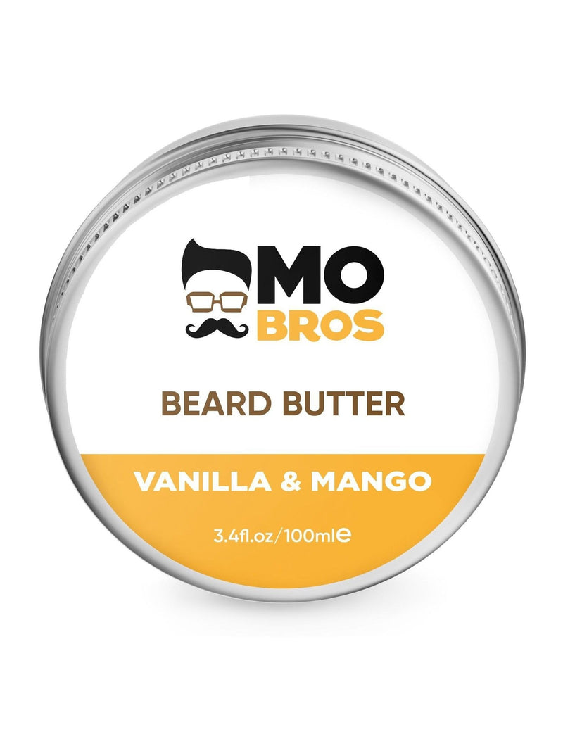 Mo Bros Beard Butter Vanilla and Mango 100ml, imported from the UK