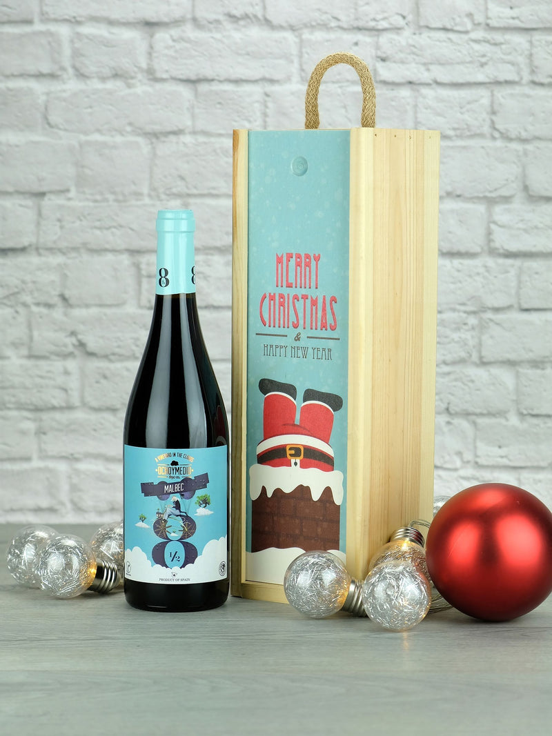 LeBonVin Merry Christmas Spanish Malbec Boxed Gift