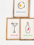 Oliver Bonas Multi Extra Dry Embroidered Framed Wall Art