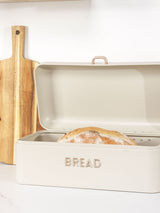 Salter Oatmeal Pebble Bread Bin 42cm x 23cm x 16.5cm