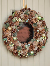 Dibor Brown Festive Foliage Christmas Wreath 50cm
