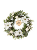 Dibor Personalised Christmas Wreath 55cm, imported from the UK