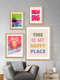 East End Prints Oak Apres Ski framed wall art - British product