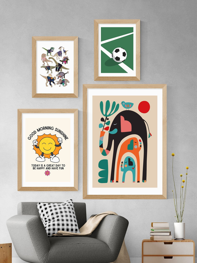 East End Prints Oak Good Morning Sunshine wall art print, UK version