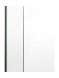 Gallery Home Silver Clear Bevelled Glass Risca Square Wall Mirror 90cm x 90cm, UK version