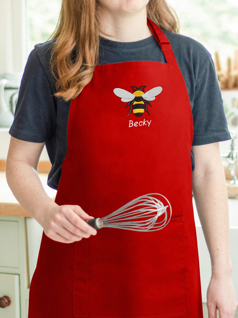 Jonnys Sister personalised embroidered apron one size, imported from the UK