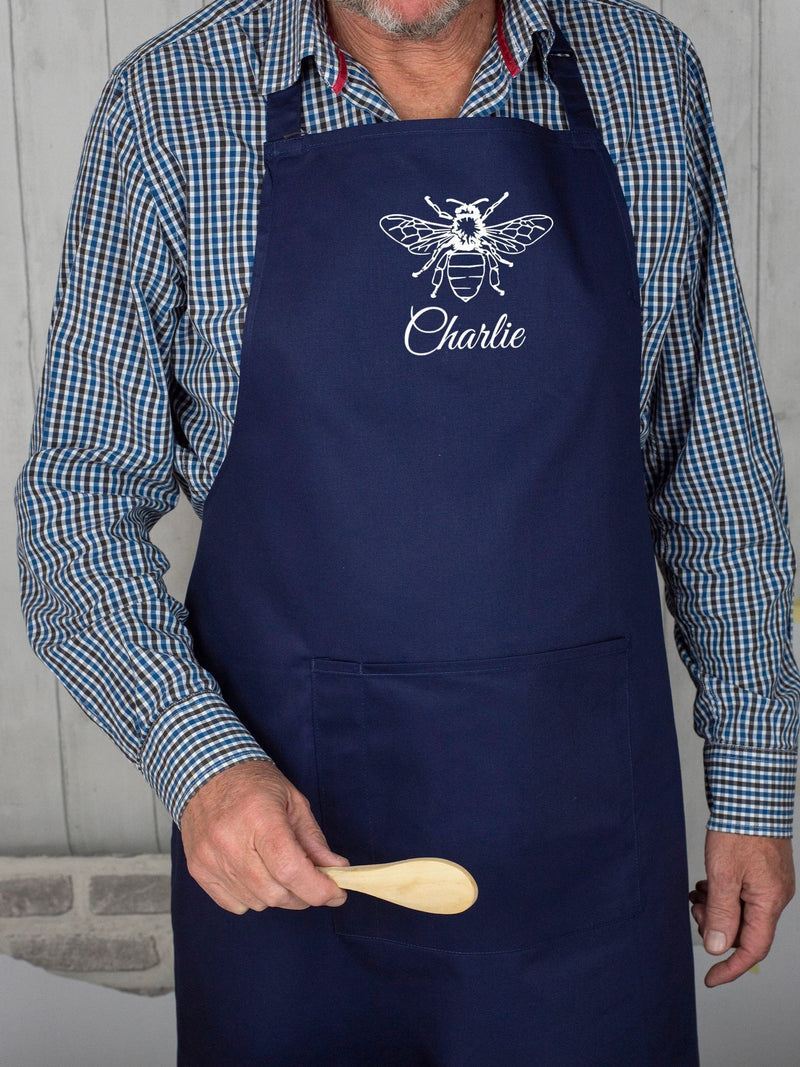 Jonnys Sister personalised bee apron one size, imported from the UK