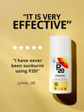 P20 Original SPF 30 Oil Spray Suncream 100ml, imported from the UK