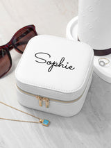 Treat Republic Personalised Jewellery Case Travel Jewelry Case 9x9x5cm