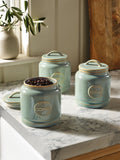 sage green storage jars set of 3 (British brand)