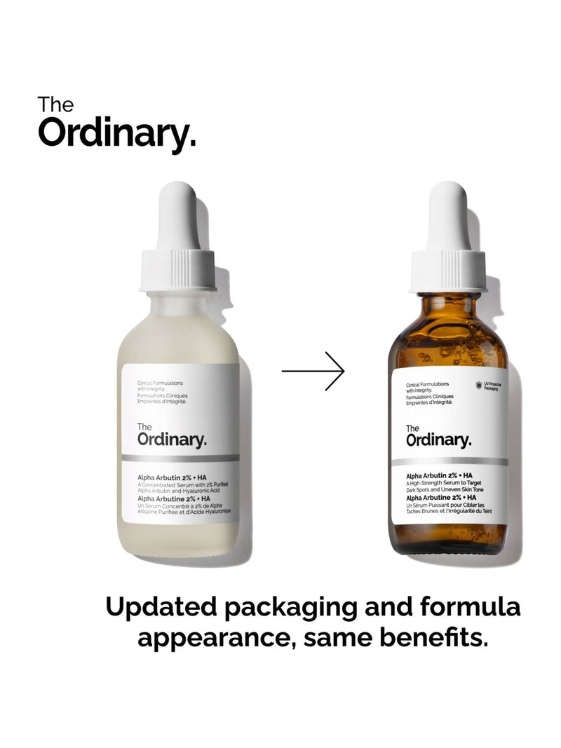 The Ordinary Alpha Arbutin 2 + HA face serum 30ml (British brand)