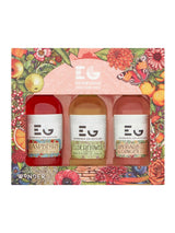 Edinburgh Gin Trio Set Rhubarb & Ginger, Elderflower, Raspberry Gin Liqueurs 5cl Gift Box