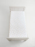Mini jungle baby muslin fitted sheets 2 pack, imported from the UK