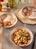 Natural Hamish The Highland Cow pasta bowls set of 4, imported from the UK