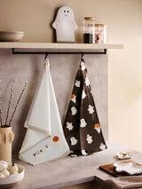Gus the Ghost Black and White Tea Towel Mitt Bundle 3 Piece Set