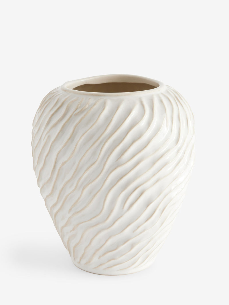 Fairford textured medium vase, imported from the UK