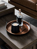 Brown Dark Bronx wood decorative tray - British product