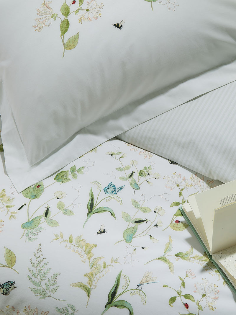 Sophie Allport Green Wild Floral bedding set (British brand)
