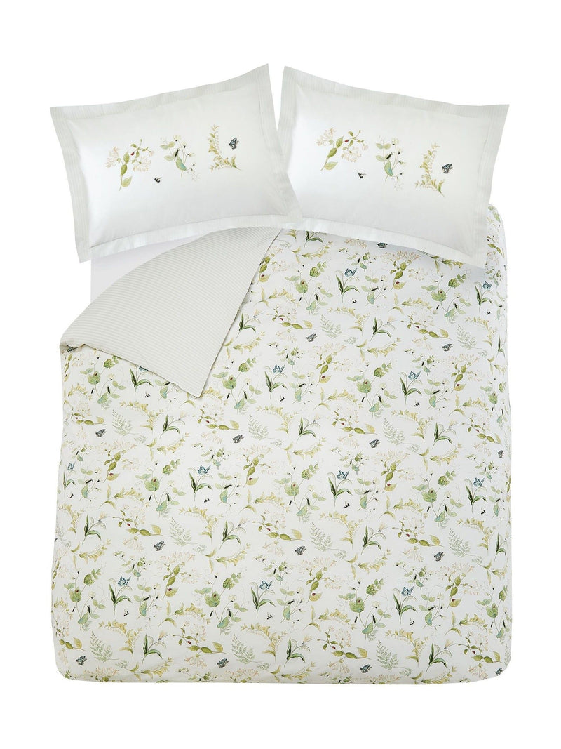 Sophie Allport Green Wild Floral bedding set (British brand)