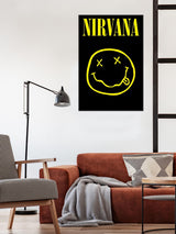 Pyramid International Nirvana Smiley Framed Maxi Poster
