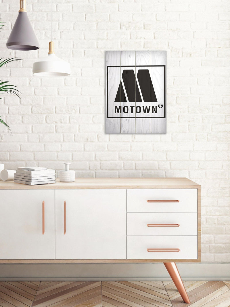 Pyramid International Motown Logo Wooden Wall Art