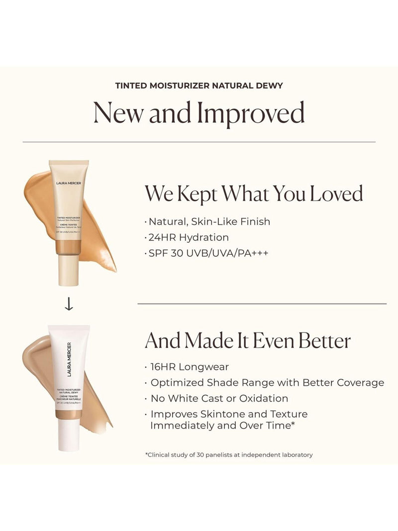 Laura Mercier Tinted Moisturiser Natural Dewy SPF 30 Full Size, UK version