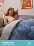 Silentnight 10.5 tog seersucker coverless duvet and pillowcase set (British brand)