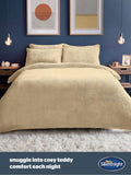 Silentnight Natural Teddy Fleece Duvet Set
